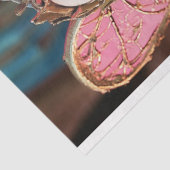 Steampunk Gothic Gargoyle Pink Butterfly Wings Seidenpapier (Ausschnitt)