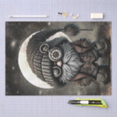 Steampunk Gothic Gnome Seidenpapier (Handwerk)