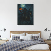 Steampunk Gothic Horror Headless Horseman Leinwanddruck (Insitu (Schlafzimmer))