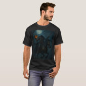 Steampunk Gothic Horror Headless Horseman T-Shirt (Vorne ganz)
