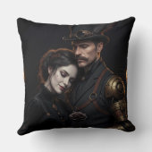 Steampunk Gothic Paar Kissen (Rückseite)