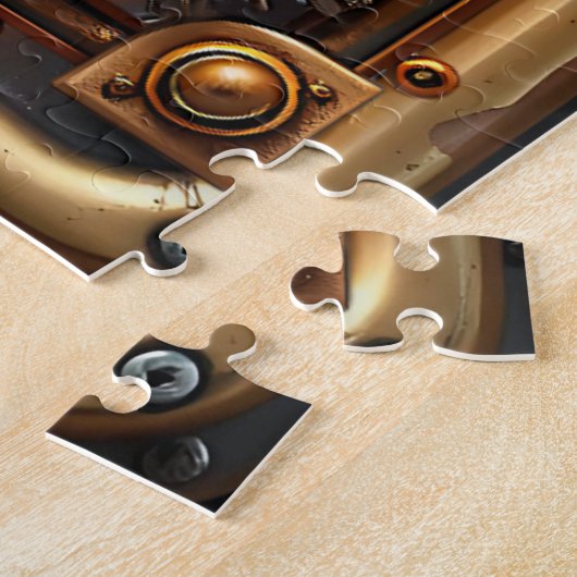 Steampunk Gothic Romantic Photo Personalized Puzzle (Seite)