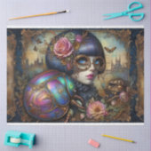 Steampunk Gothic Scarab Käfer Decoupage Seidenpapier (Basteln)