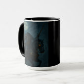 Steampunk-Gotik-Horror-Kopfloser Reiter Tasse (Vorderseite Links)