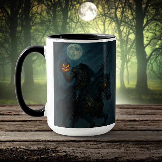 Steampunk-Gotik-Horror-Kopfloser Reiter Tasse
