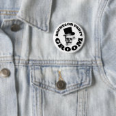 Steampunk-Gotik-Junggesellenabschied Button (Beispiel)