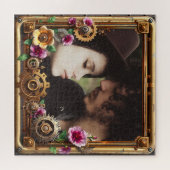 Steampunk-Gotisch-Romantische Foto-Personalisierun Puzzle (Horizontal)