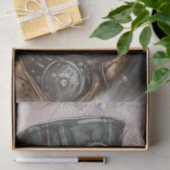 Steampunk Grizzly Bar Seidenpapier (Geschenk)