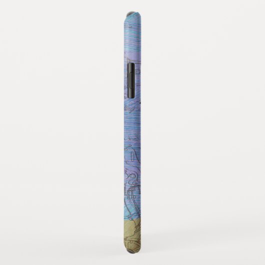 Steampunk Grunge Zeichn von Mechanischem Vogel Case-Mate iPhone Hülle (Hinten/Rechts)