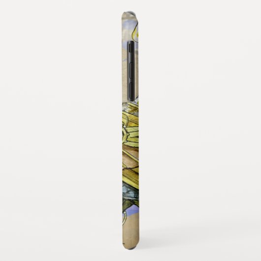 Steampunk Grunge Zeichn von Mechanischem Vogel Case-Mate iPhone Hülle (Hinten/Links)