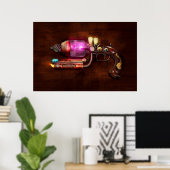 Steampunk - Gun - Der Neuralizer Poster (Heimbüro)