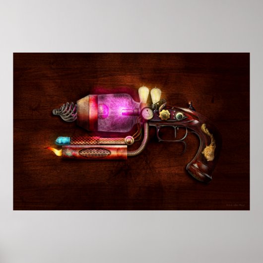 Steampunk - Gun - Der Neuralizer Poster (Vorne)
