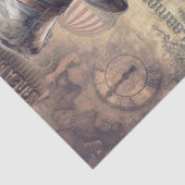 Steampunk-Hahn Seidenpapier (Detail)