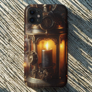 Steampunk Halloween Black Lantern Case-Mate iPhone Hülle