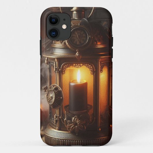 Steampunk Halloween Black Lantern Case-Mate iPhone Hülle (Rückseite)