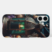 Steampunk Halloween Clockwork Black Lantern Case-Mate iPhone Hülle (Rückseite (Horizontal))