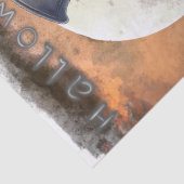 Steampunk Halloween Crow Raven Tissue Paper Seidenpapier (Detail)