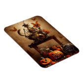 Steampunk Halloween Flexible Foto Magnet (Rechte Seite)