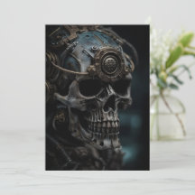 Steampunk Halloween-Party Einladung