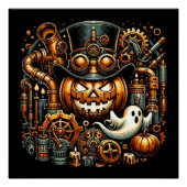 Steampunk Halloween Poster (Vorderseite)