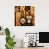 Steampunk Halloween Poster (Heimbüro)