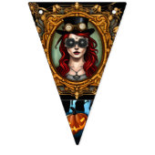 Steampunk Halloween Wimpelkette (Dritte Fahne)