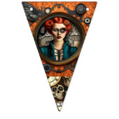 Steampunk Halloween Wimpelkette (Zweite Fahne)
