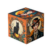 Steampunk Halloween Würfel (Rückseite Schrägansicht)