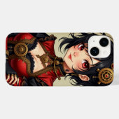 Steampunk-Harlekin Case-Mate iPhone Hülle (Rückseite (Horizontal))