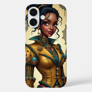Steampunk-Harlekin iPhone 16 Hülle