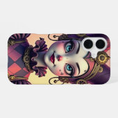 Steampunk-Harlekin iPhone 16 Hülle (Rückseite (Horizontal))
