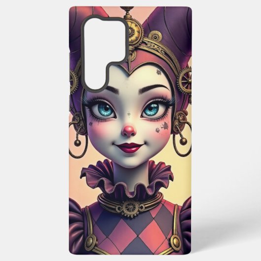 Steampunk-Harlekin Samsung Galaxy Hülle (Rückseite)