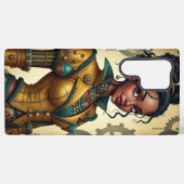 Steampunk-Harlekin Samsung Galaxy Hülle (Rückseite (Horizontal))