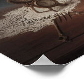Steampunk Harp = Hintergrundbild der Sheetmusic Poster (Ecke)
