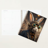 Steampunk-Hase und -Fuchs Planer (Anzeige)