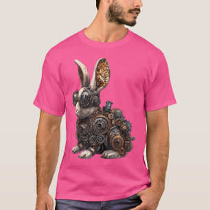 Steampunk-Hase  Vintage-Mechanik-Zahnrad-Kunst T-Shirt
