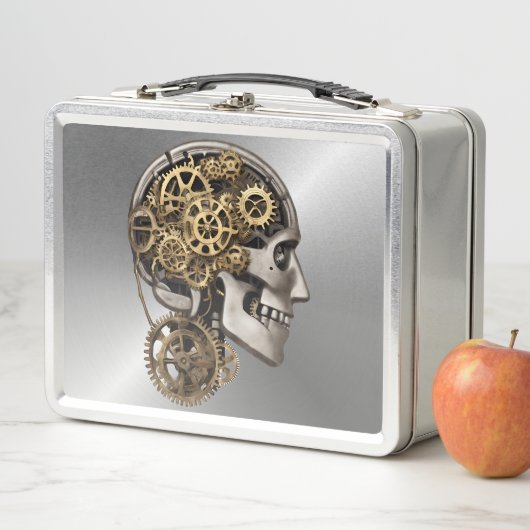 Steampunk Head Metal Lunchbox (Beispiel)