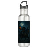 Steampunk Headless Horseman Edelstahlflasche (Vorderseite)