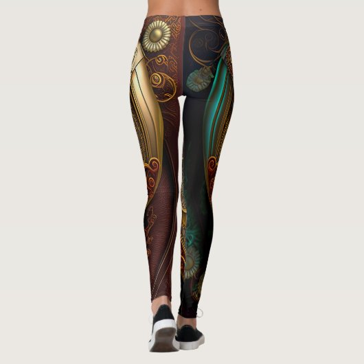 Steampunk Heart Leggings (Rückseite)