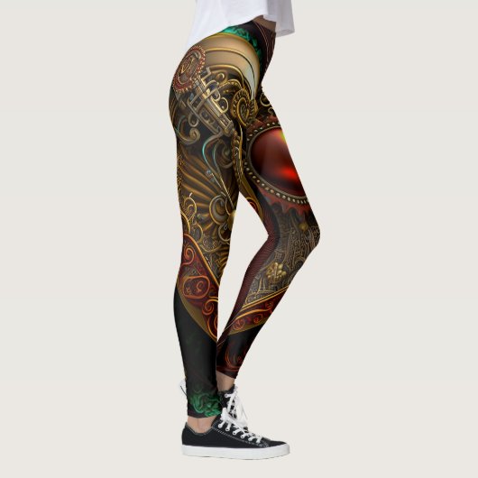 Steampunk Heart Leggings (Rechts)