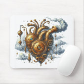 Steampunk Heart Mousepad (Mit Mouse)