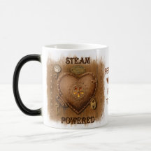 Steampunk Heart Personalisiert