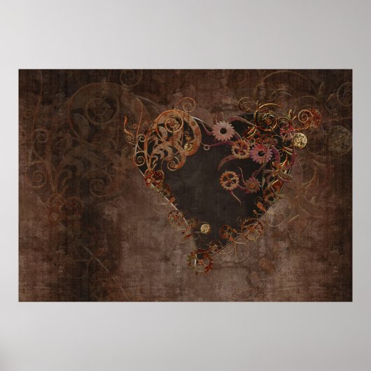 Steampunk Heart Poster (Vorne)