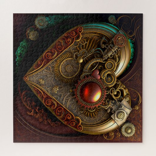 Steampunk Heart Puzzle (Horizontal)