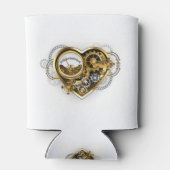 Steampunk Heart with a Manometer Dosenkühler (Rückseite)