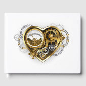 Steampunk Heart with a Manometer Gästebuch (Vorderseite)