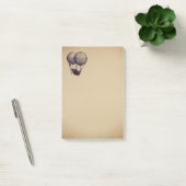 Steampunk-Heißluftballons mit Schiff Post-it Klebezettel (Büro)