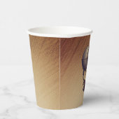 Steampunk-Heißluftballons mit Segelschiff Pappbecher (Rechts)