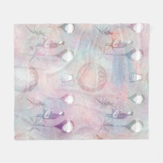 Steampunk-Heißluftballons | VINTAG Fleecedecke (Vorderseite (Horizontal))