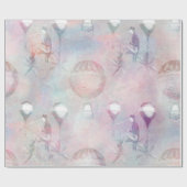 Steampunk-Heißluftballons | VINTAG Geschenkpapier (Flach)